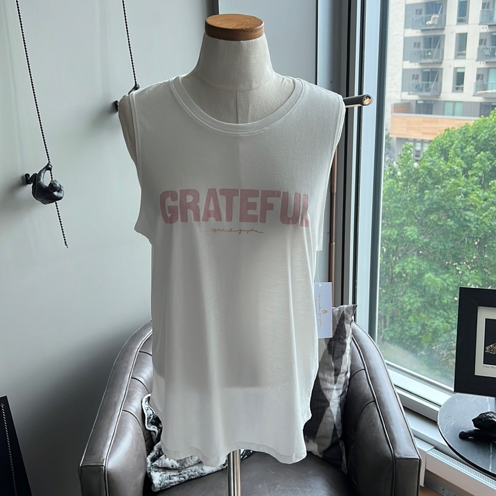 Spiritual Gangster Grateful Muscle Tee Tank Size XL